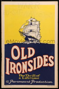 5w0522 OLD IRONSIDES WC 1926 great art of ship at sea, The Thrill of a Lifetime, ultra rare!