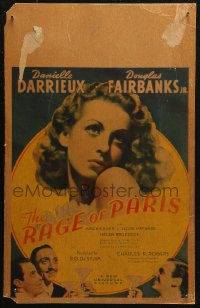 5w0548 RAGE OF PARIS WC 1938 Danielle Darrieux, Douglas Fairbanks Jr., Hayward, Auer, ultra rare!