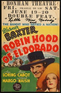 5w0555 ROBIN HOOD OF EL DORADO WC 1936 William Wellman directed, Warner Baxter, sexy Ann Loring!
