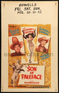 5w0583 SON OF PALEFACE WC 1952 great images of Roy Rogers & Trigger, Bob Hope & sexy Jane Russell!