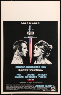 5w0649 WUSA WC 1970 Paul Newman, Joanne Woodward, cool political conspiracy artwork!