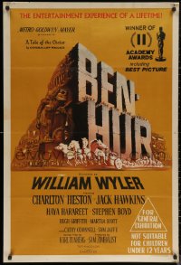 5x0350 BEN-HUR Aust 1sh 1960 Charlton Heston, William Wyler classic epic, ultra rare!