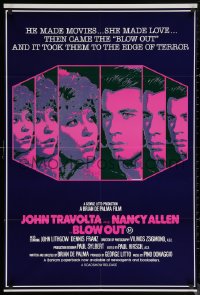 5x0354 BLOW OUT Aust 1sh 1982 John Travolta, Brian De Palma, the edge of terror, different!