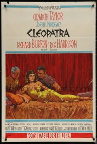 5x0359 CLEOPATRA Aust 1sh 1963 sexy Elizabeth Taylor in title role, Richard Burton, Rex Harrison!