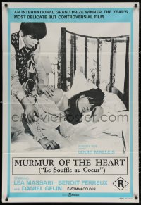 5x0387 MURMUR OF THE HEART Aust 1sh 1971 Lea Massari, Benoit Ferreux, Malle's Le Souffle Au Coeur!