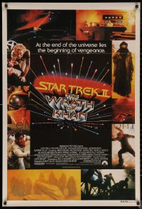 5x0406 STAR TREK II Aust 1sh 1982 The Wrath of Khan, Leonard Nimoy, Shatner, Bob Peak title design!