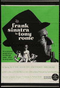 5x0413 TONY ROME Aust 1sh 1967 cool image of Frank Sinatra as private eye + sexy girls!