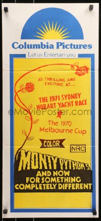 5x0462 COLUMBIA Aust daybill 1970s Monty Python's And Now For Something Completely Different!
