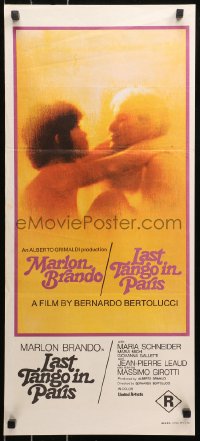 5x0561 LAST TANGO IN PARIS Aust daybill 1973 Marlon Brando, Maria Schneider, Bernardo Bertolucci