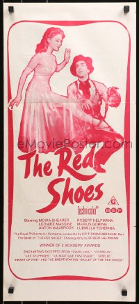 5x0615 RED SHOES Aust daybill R1970s Michael Powell & Emeric Pressburger, Moira Shearer, different!