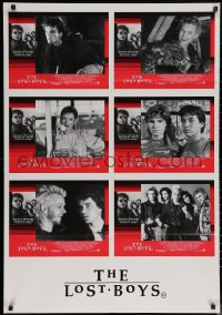 5x0346 LOST BOYS Aust LC poster 1987 teen vampire Kiefer Sutherland, Corey & Corey, Alex Winter!