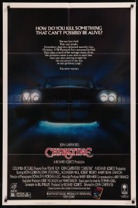 5x0844 CHRISTINE 1sh 1983 written by Stephen King, directed by John Carpenter, killer car!