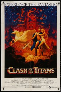 5x0852 CLASH OF THE TITANS 1sh 1981 Ray Harryhausen, great fantasy art by Greg & Tim Hildebrandt!