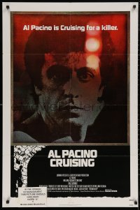 5x0891 CRUISING 1sh 1980 William Friedkin, undercover cop Al Pacino pretends to be gay!