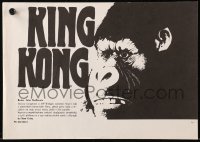 5x0024 KING KONG Czech 8x12 1989 De Laurentis, completely different close-up art of the BIG Ape!