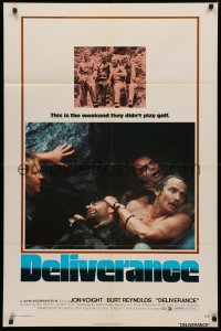 5x0908 DELIVERANCE 1sh 1972 Jon Voight, Burt Reynolds, Ned Beatty, John Boorman classic!