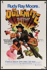 5x0926 DOLEMITE 1sh 1975 D'Urville Martin, Lady Reed, best art of brain-blasting Rudy Ray Moore!