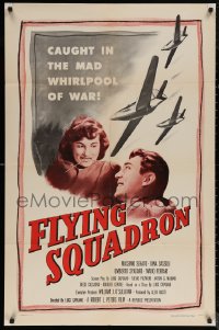 5x0996 FLYING SQUADRON 1sh 1952 Massimo Serato, Dina Sassoli, caught in the mad whirlpool of war!