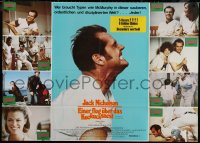 5x0215 ONE FLEW OVER THE CUCKOO'S NEST German 33x47 1976 Nicholson classic, different!
