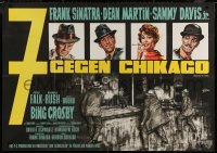 5x0217 ROBIN & THE 7 HOODS German 33x47 1964 Frank Sinatra, Dean Martin, Sammy Davis Jr, Bing Crosby, Rat Pack