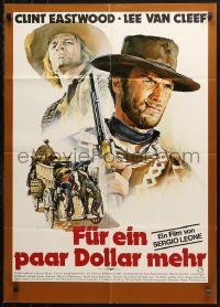5x0244 FOR A FEW DOLLARS MORE German R1978 Sergio Leone's Per Qualche Dollaro in Piu, Clint Eastwood