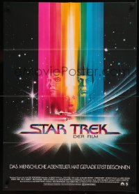 5x0283 STAR TREK German 1980 cool art of Shatner, Nimoy, Khambatta and Enterprise by Bob Peak!