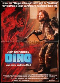 5x0301 THING German 12x17 1982 John Carpenter classic sci-fi horror, Drew Struzan, different!