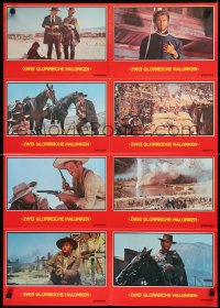 5x0307 GOOD, THE BAD & THE UGLY German LC poster R1980 Clint Eastwood, Lee Van Cleef, Sergio Leone!