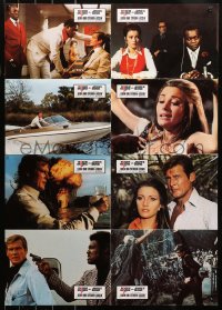 5x0310 LIVE & LET DIE German LC poster 1973 great action images of Roger Moore as James Bond!