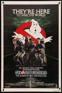 5x1029 GHOSTBUSTERS int'l 1sh 1984 Bill Murray, Aykroyd & Ramis are here to save the world!