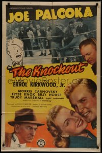 5x1139 JOE PALOOKA IN THE KNOCKOUT 1sh 1947 Leon Errol, Joe Kirkwood as Joe Palooka, boxing!