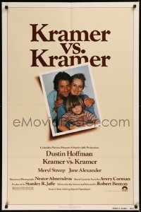 5x1160 KRAMER VS. KRAMER 1sh 1979 Dustin Hoffman, Meryl Streep, child custody & divorce!