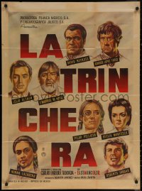 5x0105 LA TRINCHERA Mexican poster 1969 Carlos Enrique Taboada, Mexican Revolution, different!