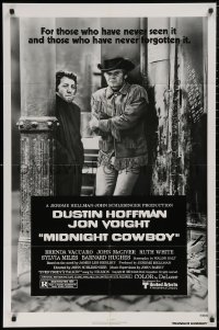 5x1252 MIDNIGHT COWBOY 1sh R1980 Dustin Hoffman, Jon Voight, John Schlesinger classic!