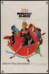 5x1259 MODESTY BLAISE 1sh 1966 Bob Peak art of sexiest female secret agent Monica Vitti!