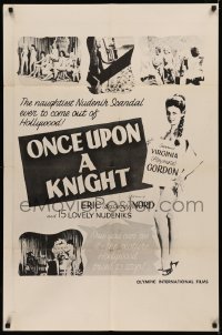 5x1313 ONCE UPON A KNIGHT 1sh 1961 the naughtiest nudenik scandal ever to come out of Hollywood!