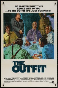 5x1325 OUTFIT int'l 1sh 1973 different art of Duvall shooting cheating man's hand on poker table!