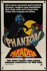 5x1335 PHANTOM OF THE PARADISE revised 1sh 1974 Brian De Palma, different artwork by Richard Corben!