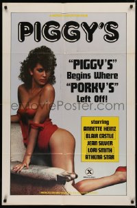 5x1338 PIGGY'S 1sh 1983 Annette Heinz, Blair Castle, Jean Silver, it begins where Porky's left off!