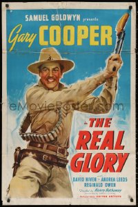 5x1375 REAL GLORY 1sh 1939 Gary Cooper, the story of a U.S. Army doctor's adventures!