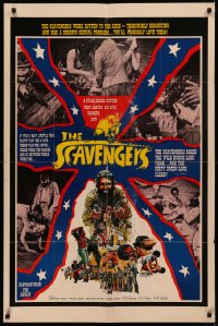 5x1412 SCAVENGERS 1sh 1969 Lee Frost directed, cool images and artwork by Robert Tanenbaum!