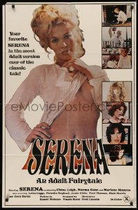 5x1420 SERENA AN ADULT FAIRYTALE 1sh 1979 sexy nearly topless Serena and cast, adult fairytale!