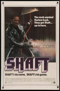 5x1422 SHAFT 1sh 1971 classic image of Richard Roundtree, hotter than Bond, cooler than Bullitt