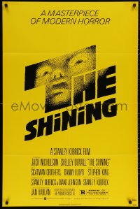 5x1429 SHINING NSS style 1sh 1980 Stephen King & Stanley Kubrick, iconic art by Saul Bass!