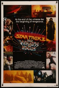 5x1463 STAR TREK II 1sh 1982 The Wrath of Khan, Leonard Nimoy, William Shatner, sci-fi sequel!