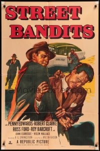 5x1483 STREET BANDITS 1sh 1951 Penny Edwards, Robert Clarke & Roy Barcroft in a crime thriller!