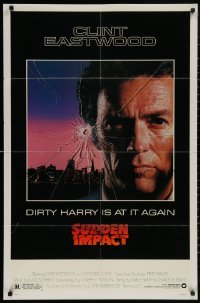 5x1484 SUDDEN IMPACT 1sh 1983 Clint Eastwood is at it again as Dirty Harry, great image!