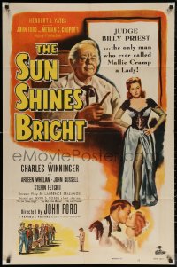 5x1489 SUN SHINES BRIGHT 1sh 1953 Charles Winninger, Irvin Cobb stories adapted by John Ford!