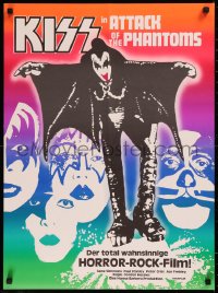 5x0012 ATTACK OF THE PHANTOMS Swiss 1978 cool image of KISS, Criss, Frehley, Simmons, Stanley!