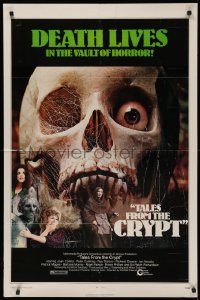 5x1501 TALES FROM THE CRYPT 1sh 1972 Peter Cushing, Joan Collins, E.C. comics, cool skull image!